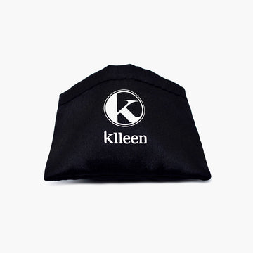 Black satin transport bag
