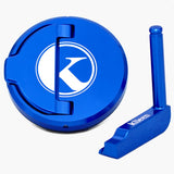 Blue shiny aluminum premium parts