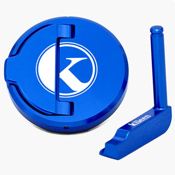 Blue shiny aluminum premium parts
