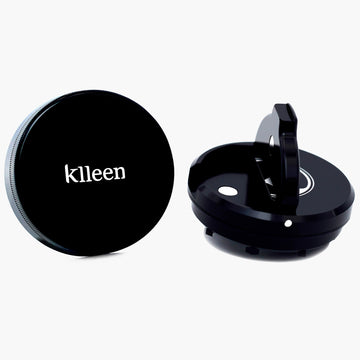 2 black aluminum parts for herb
